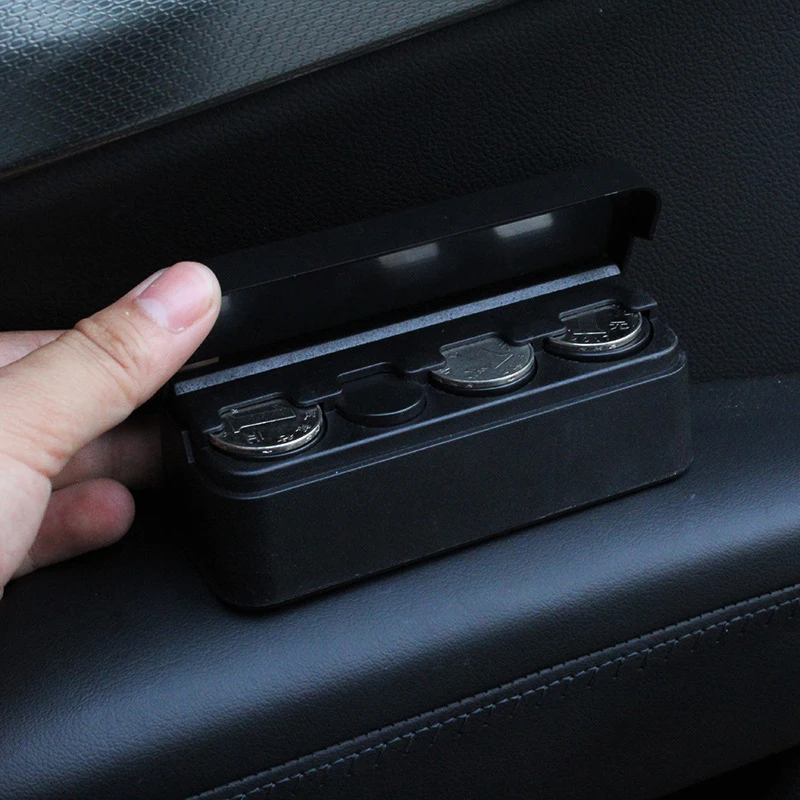 Автомобильный кошелек для хранения монет коробка европейского банка держатель