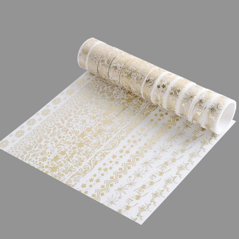 

Клейкие ленты Васи, черные и золотые, 12 шт.