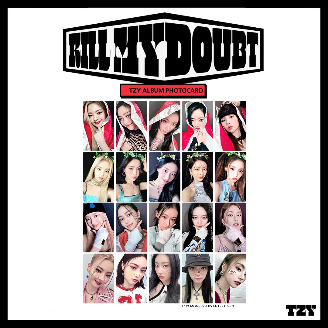 

5 шт. Kpop ITZY новый альбом «убить мои сомнения» стандартная версия случайная фотография ломо-карта корейская мода группа открытки Поклонники подарки