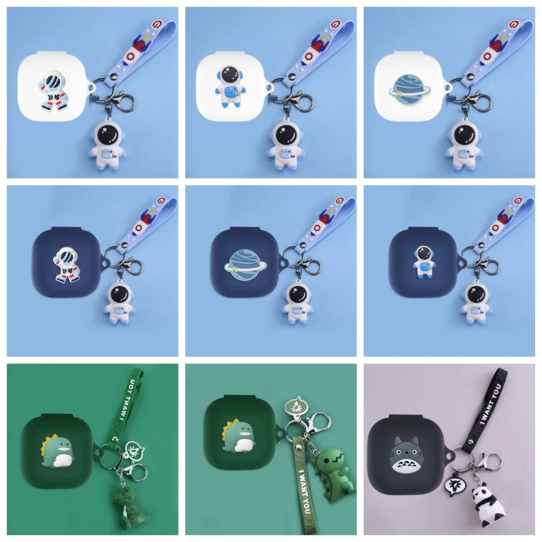 Мультяшный чехол spaceman для Audio-technica SQ1TW WH /ATH-CKS50TW /CKS5TW, чехол с милыми животными, силиконовый чехол с Bluetooth