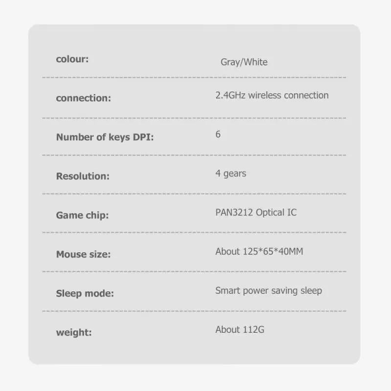 Мышь Компьютерная аккумуляторная беспроводная 2 4 ГГц USB 2400 DPI