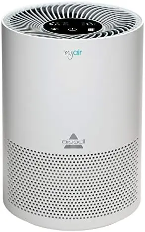 

MYair Air Purifier with High Efficiency and Carbon Filter for Small Room and Home, Quiet Air Cleaner for Allergens, Pets, Dust,