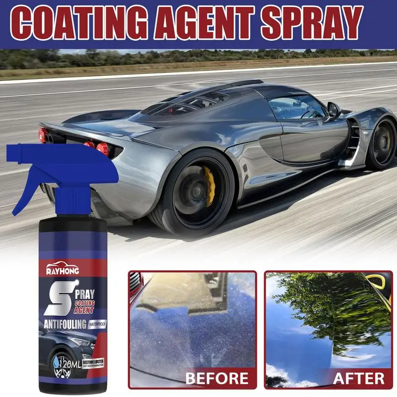 

120ml Ceramic Nano Coating Spray for Cars 3 In 1 Quick Coating Car Polishing Blackening Spray Fast Fine Scratch Repair for Cars