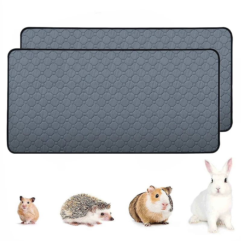

Rabbit Guinea Pig Cage Liner Small Pet Items Waterproof Anti Slip Bedding Mat Highly Absorbent Pee Pad for Hamsters Accessories