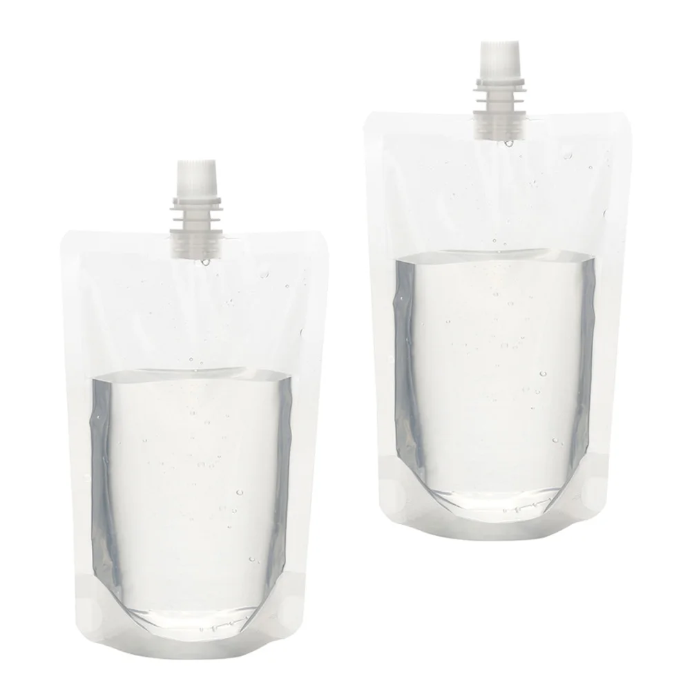 

Flask Pouch Pouches Drink Beverage Drinking Flasks Take Out Clear Cruise Liquid Spout Disposable Container Adult Sneak Drinks