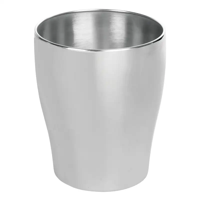 

Avery 1.9 gal. Silver Stainless Steel Wastebasket house clean bin box