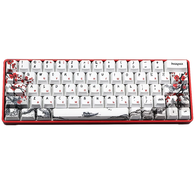 

Dye Subbed Keycap 71 Keys 6.25u Spacebar Pbt for Custom Mechanical Keyboard DIY