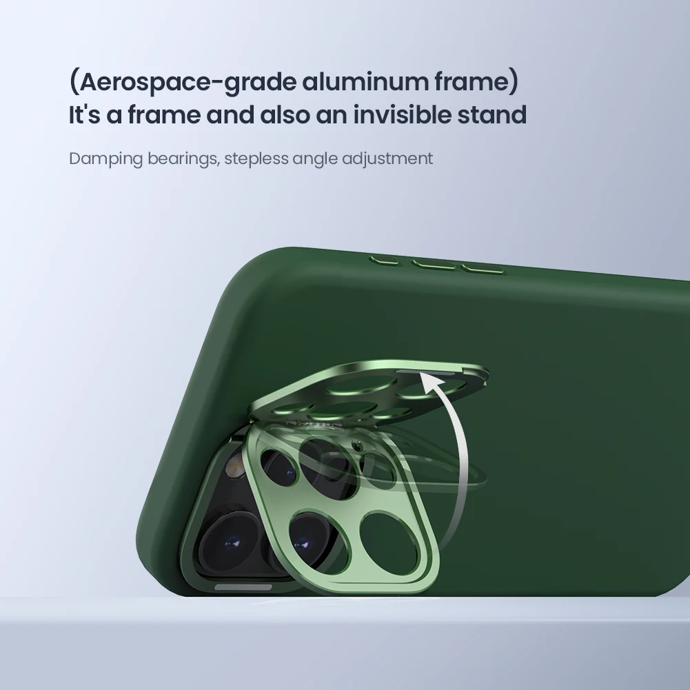 Чехол Nillkin для iPhone 16 Pro Max Magsafe классический жидкий силиконовый чехол с защитной