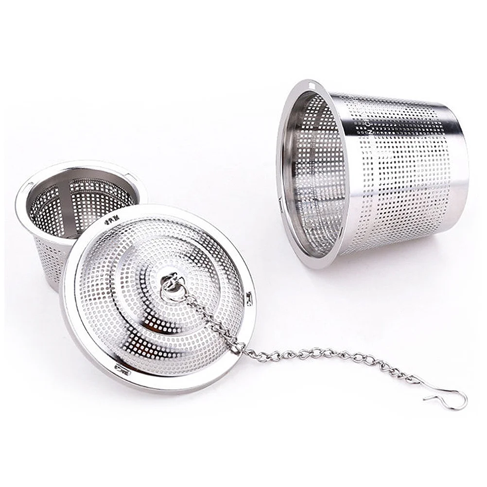 

Stainless Steel Seasoning Filter Reusable Filter Extra Fine Mesh Infuser Tea Infuser Threaded Connection Kitchen Strainer