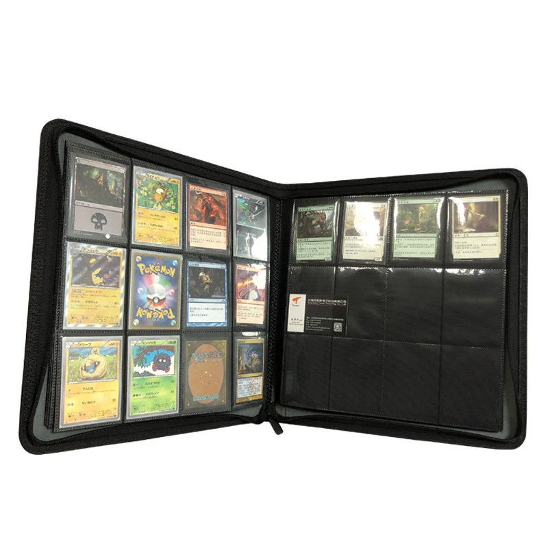 Из искусственной кожи 480/360/160 карманов карты связующего TCG игры на молнии альбом с