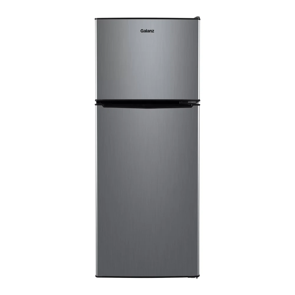 Galanz 4.6. Cu ft Two Door Mini Refrigerator with Freezer, S