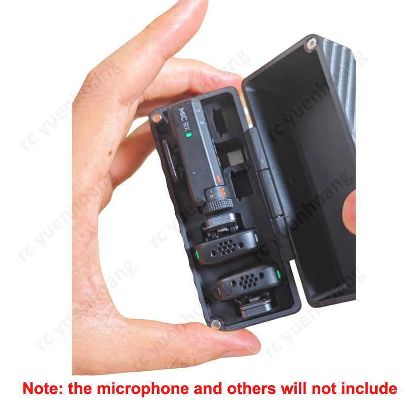 1 шт. для DJI Mic Mini Microphone 2TX 1RX, зарядный чехол для хранения, встроенный магнитный зарядный док-станция, порт Type-C, портативный кейс для переноски (art.: 3920db73c45ca) - 3920db73c45ca
