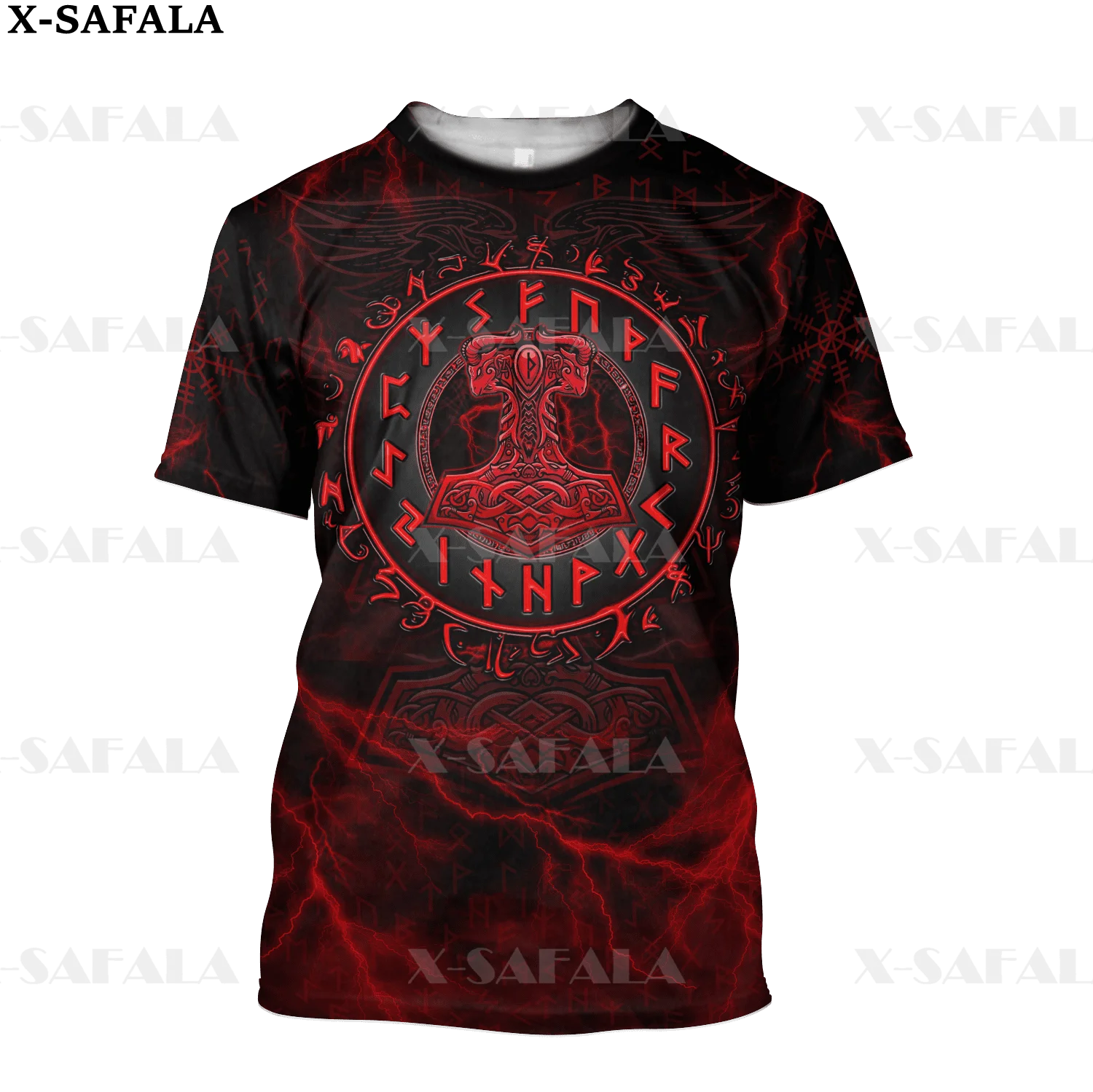 

Celtic Dragon Tattoo Fenrir Odin's Viking Lion/Bear 3D Printed High Quality T-shirt Summer Round Neck Men Female Casual Top-7