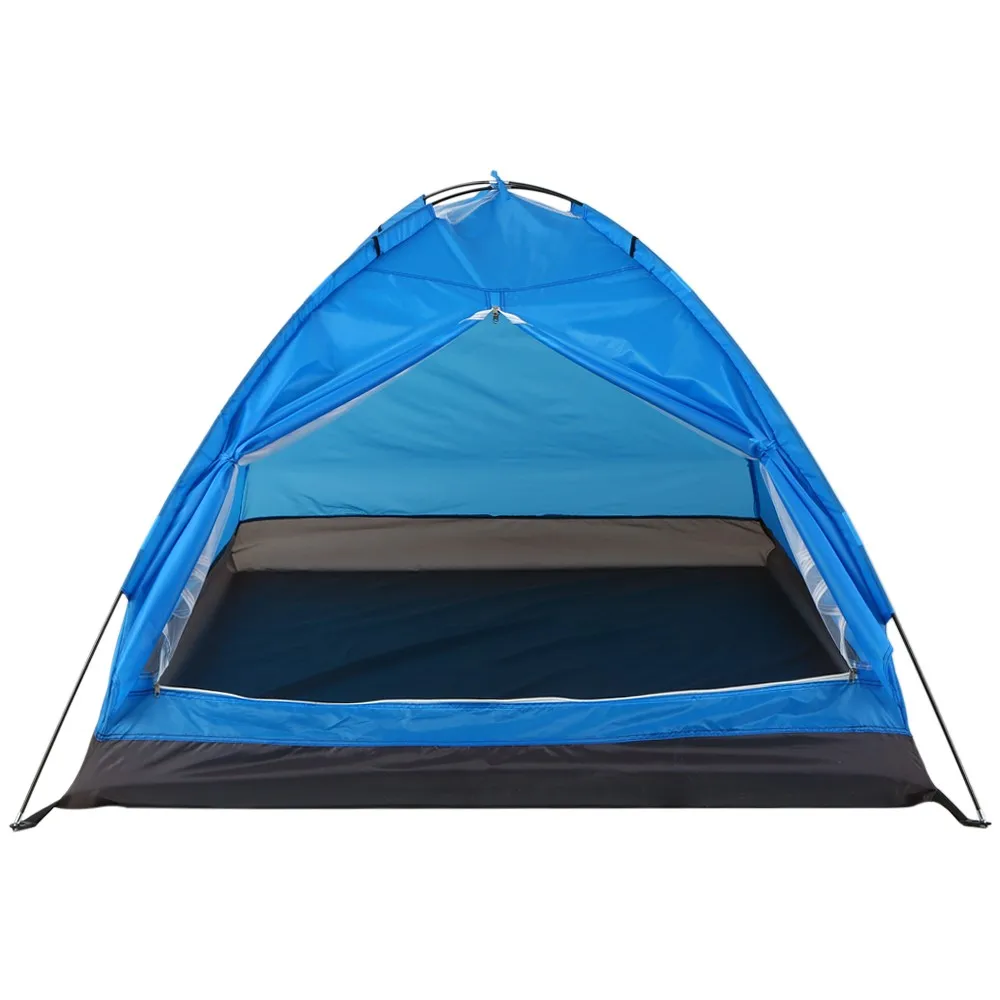 

Portable Dome Tent for 2 People Fiberglass Poles Dual Layer Door Ventilation System Perfect for Camping & Outdoor Hiking