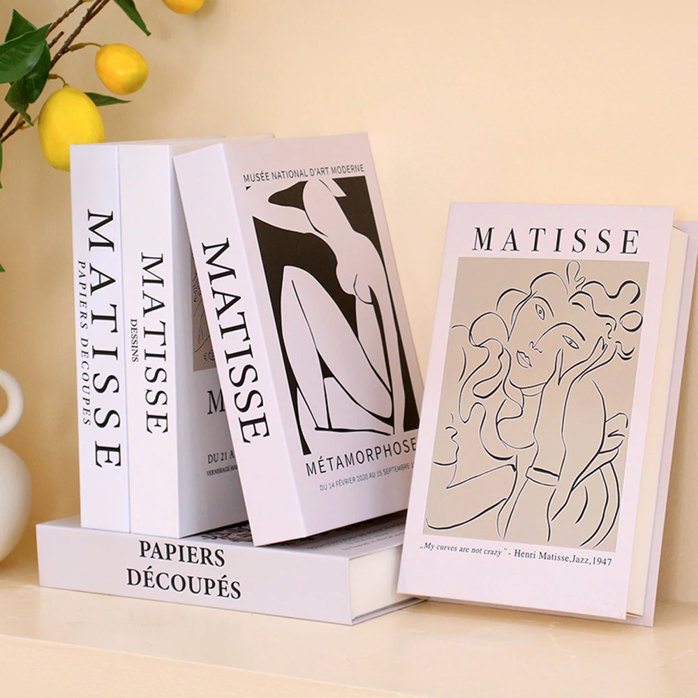 

Поддельные книги для отеля, украшения для стола, дома, для модного кофейного клуба, для простого украшения книг, роскошные декоративные украшения