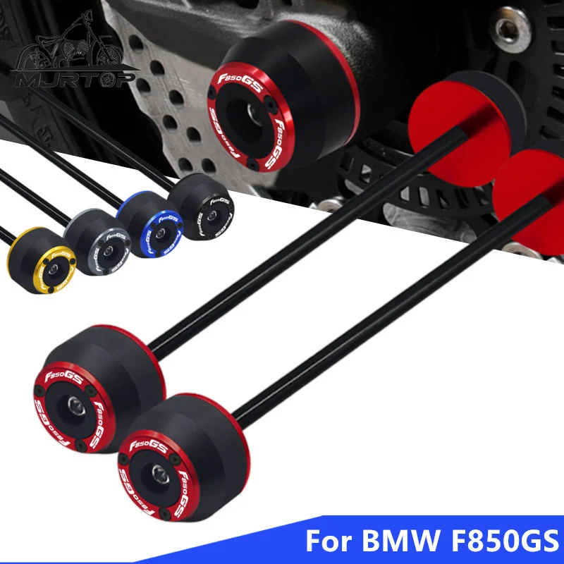 

f850gs LOGO Axle Sliders Cap Front Wheel Fork Crash Protectors For BMW F850GS F 850GS F850 GS 2017-2020 Motorcycle Accessories