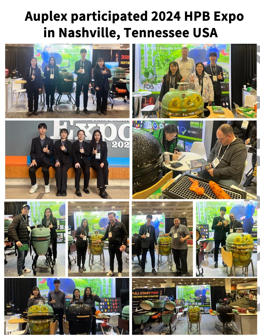 AUPLEX 29-дюймовый гриль-барбекю Kamado горячая распродажа домашний курильщик с