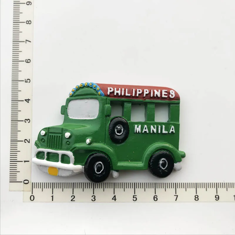 Дорожный 3D магнитный холодильник на магните из Манилы Филиппины