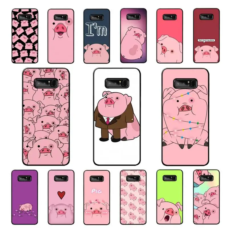 

Disney Gravity Falls Waddles Pink Pig Phone Case for Samsung Note 5 7 8 9 10 20 pro plus lite ultra A21 12 02