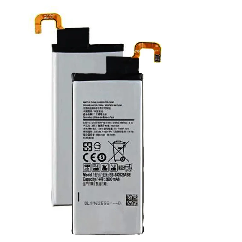 EB-BG925ABE EB-BG925ABA 2600 мАч Аккумулятор для Samsung Galaxy S6 Edge G9250 G925 G925FQ G925F G925S/V/A