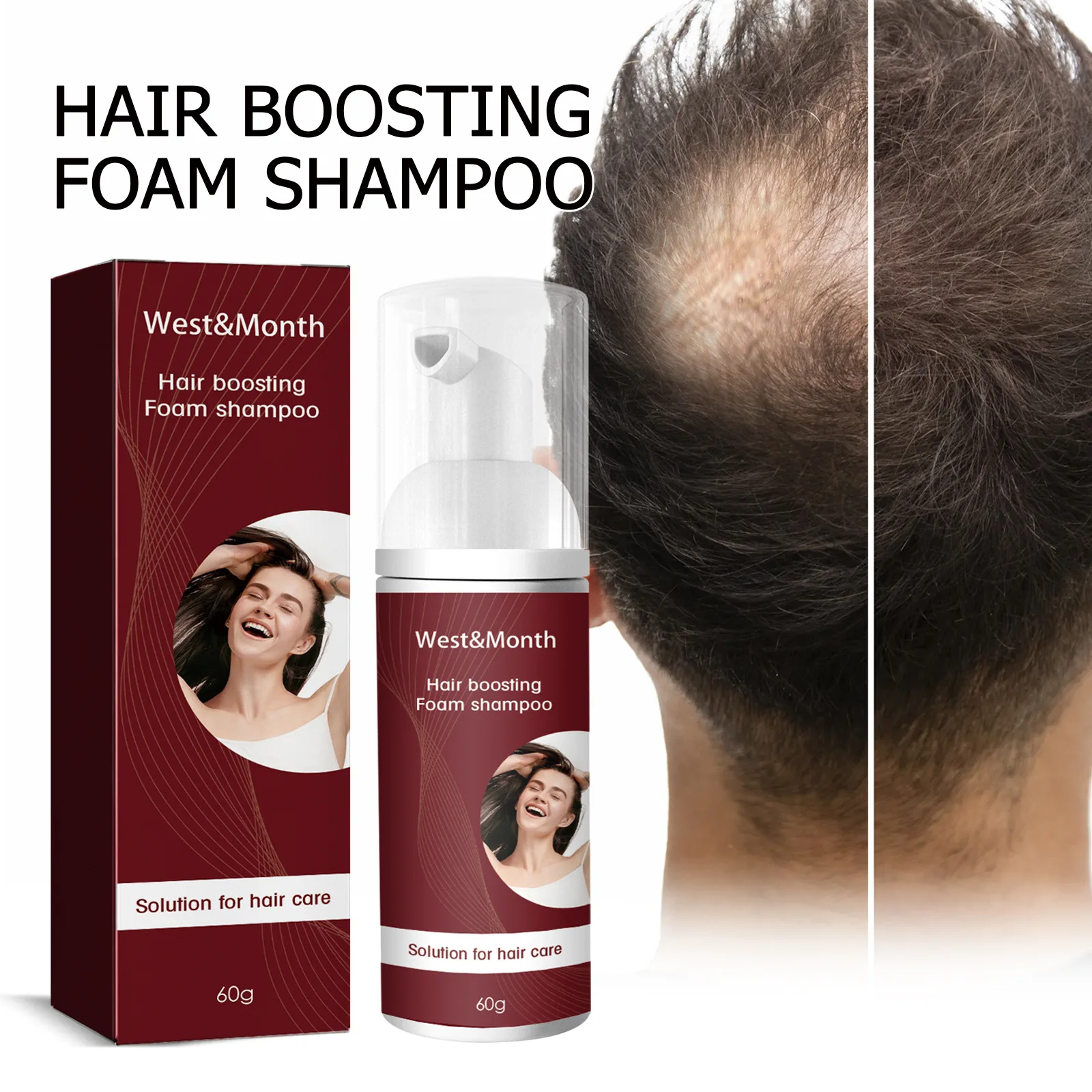 

Anti Hair Loss Shampoo Nourish Thicker Smooth Fluffy Oil Control Moisturizing Strengthen Root Treatment Hair Growth Foam Shampoo