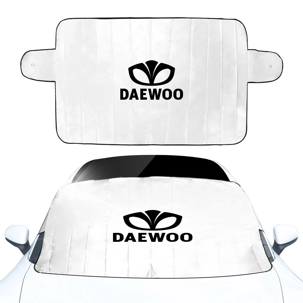 

Для Daewoo Matiz Nexia Lanos Kalos Gentra автомобильный передний чехол на лобовое стекло солнцезащитный козырек с присоской защитный снег лед пыль мороз