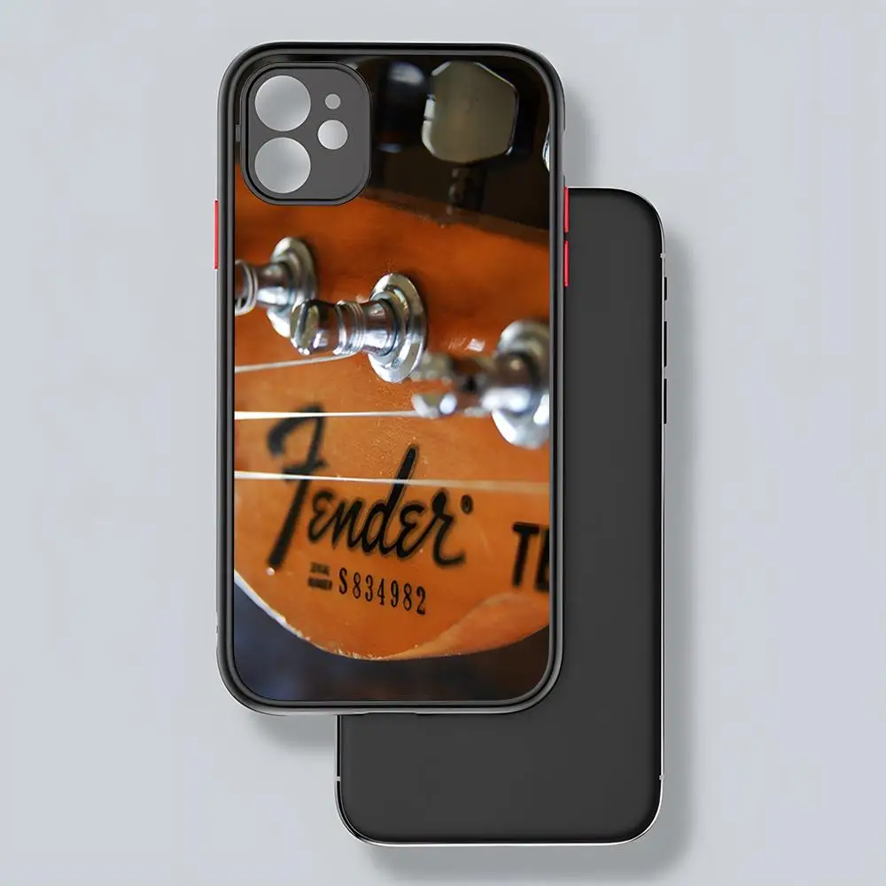 Гитара P-Point F-крылья чехол для телефона матовая прозрачная задняя крышка iPhone 16 15 14