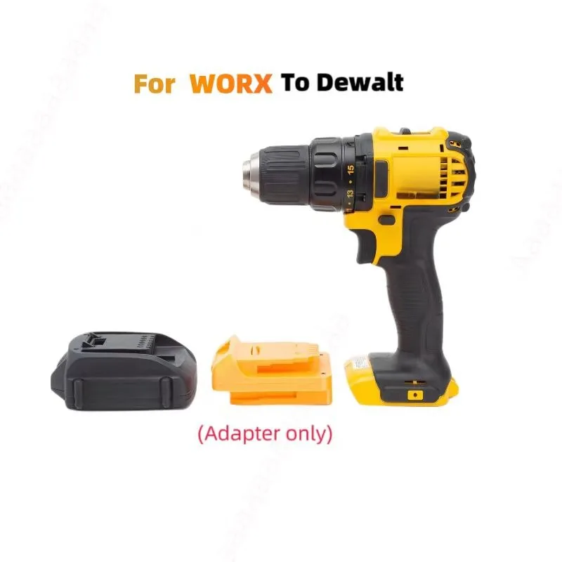 For Dewalt Adapter Working Power Tool 1 8V to WORX Battery 20V Max Converter  (Not Include Tools And Battery)