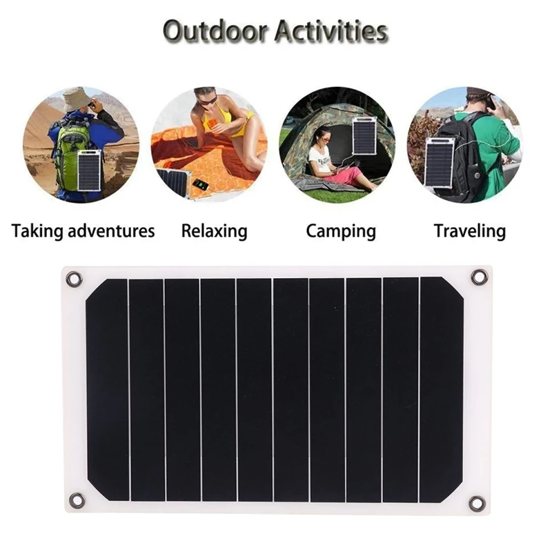 

Уличное портативное зарядное устройство на солнечной батарее, 5 Вт, 6 в