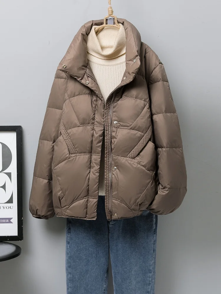 New Women Down Jacket Casual Style Autumn Winter Coats And Parkas Female Outwear