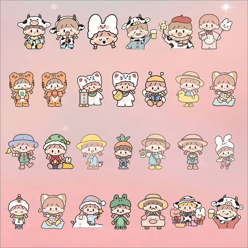 

27Pcs/Lot Acrylic BROOCH BADGE cute sweet cartoon character pin clothing bag accessories student Badge