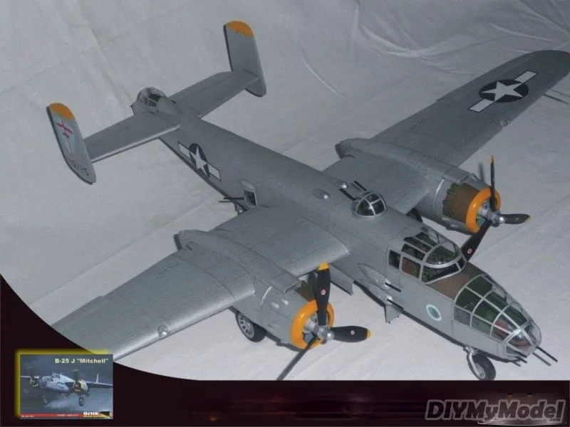 

DIYMyModeI США b25h бомбардировщик Митчелла DIY Бумажная модель ручной работы набор игрушек ручной работы пазлы подарок реквизит из фильма