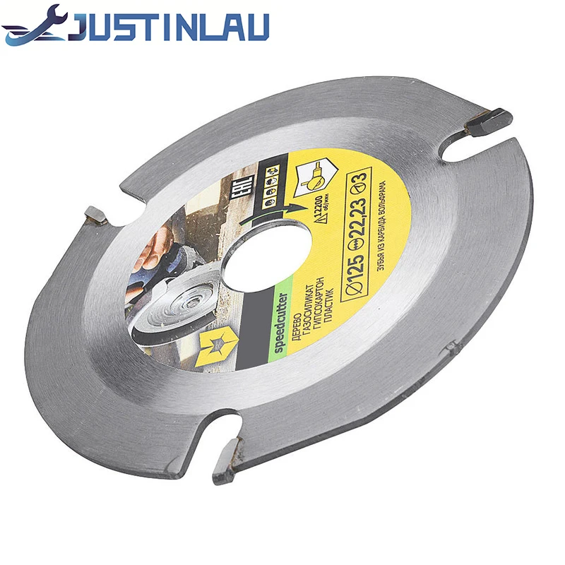 

JUSTINLAU 5 inch 125mm 3T Circular Saw Blade Multitool Grinder Saw Disc Carbide Tipped Wood Cutting Disc