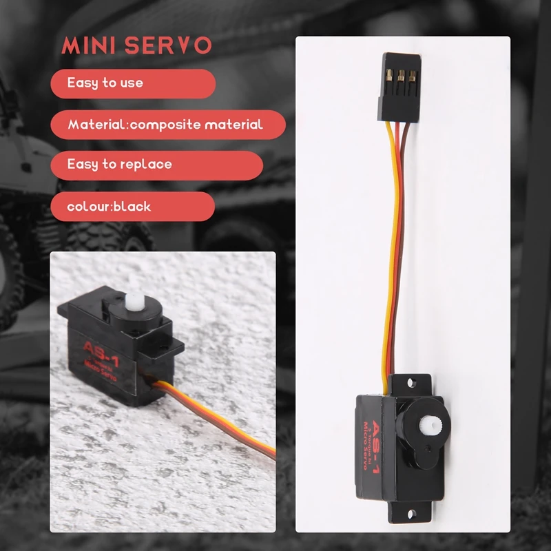 SCX24 AS-1 Mini Servo AXI31619 для 1/24 RC Crawler Axial AXI90081 AXI00002 AXI00001 AXI00005 детали обновления