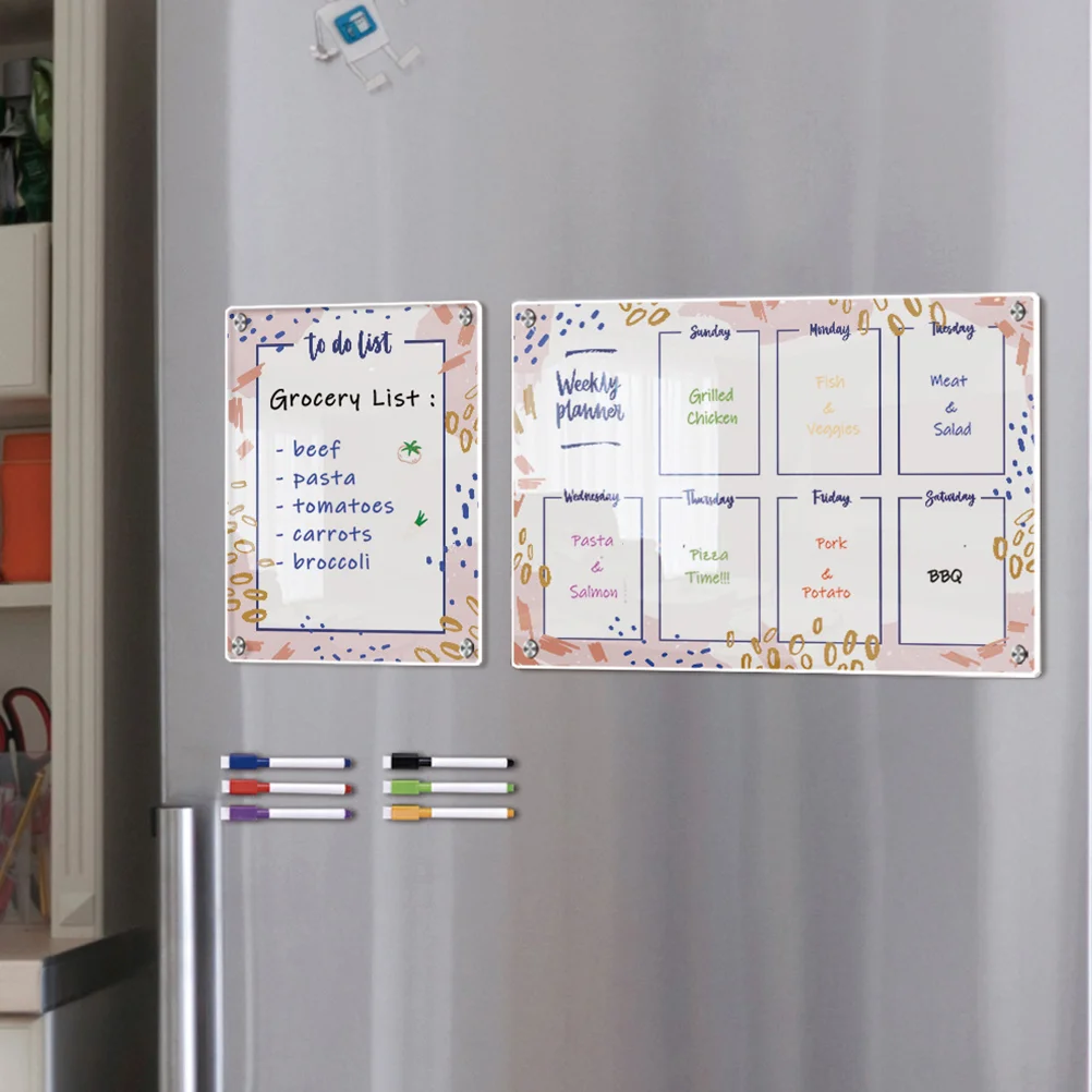 

Board Fridge Clear Planning Boards Do List Message Small Dry Erase Refrigerator