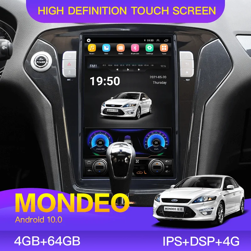 Ford Mondeo 2011-2013 Tesla Радио Мультимедийный видеоплеер GPS позиционирование