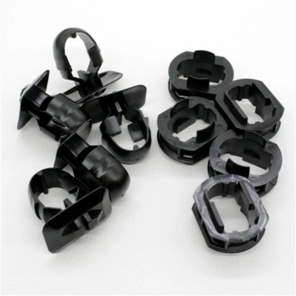 

Heat Resistant Waterproof Easy Installation Clips W/ Grommet Bracket Car Gloss Kit A0099884278 Accessories Black