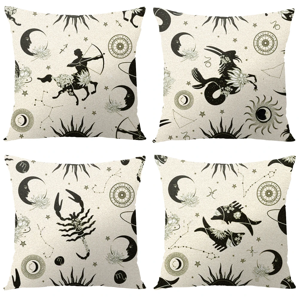 

Vintage Totem 45x45cm Cushion Cover Funda Cojin housse coussin Linen Decorative Pillowcase Throw Pillow Covers for Living Room