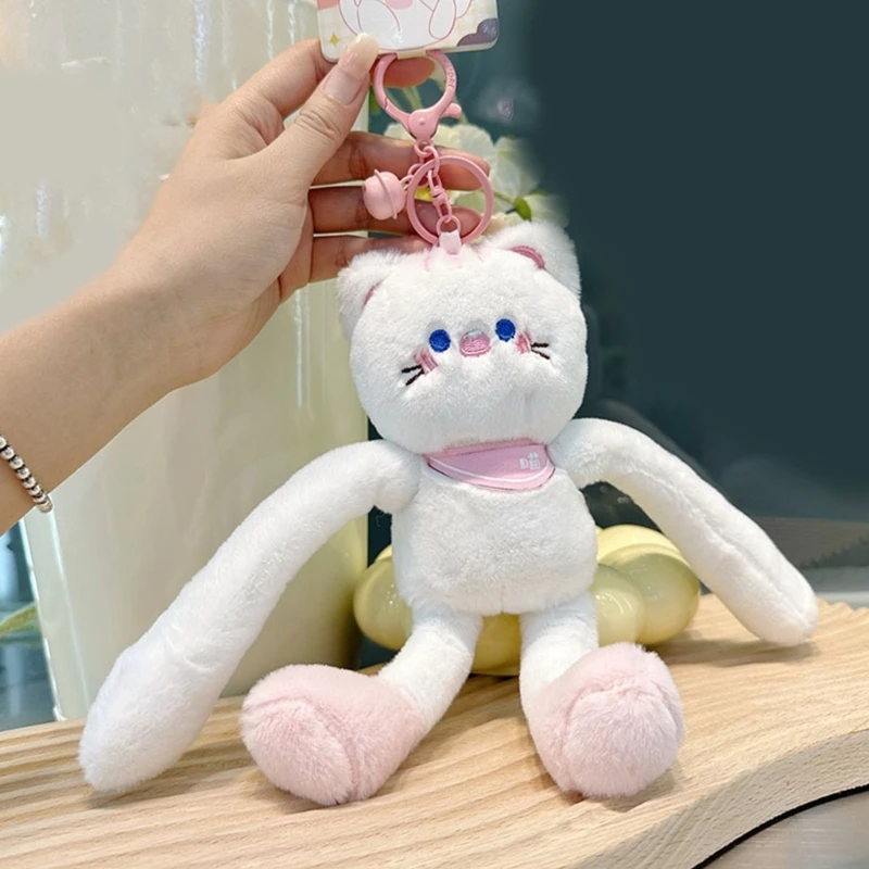 Симпатичные пушистые кошки брелоки орнамент использовать дружелюбные кулон