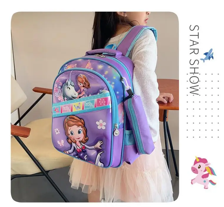Детский Школьный рюкзак с изображением Софии для девочек