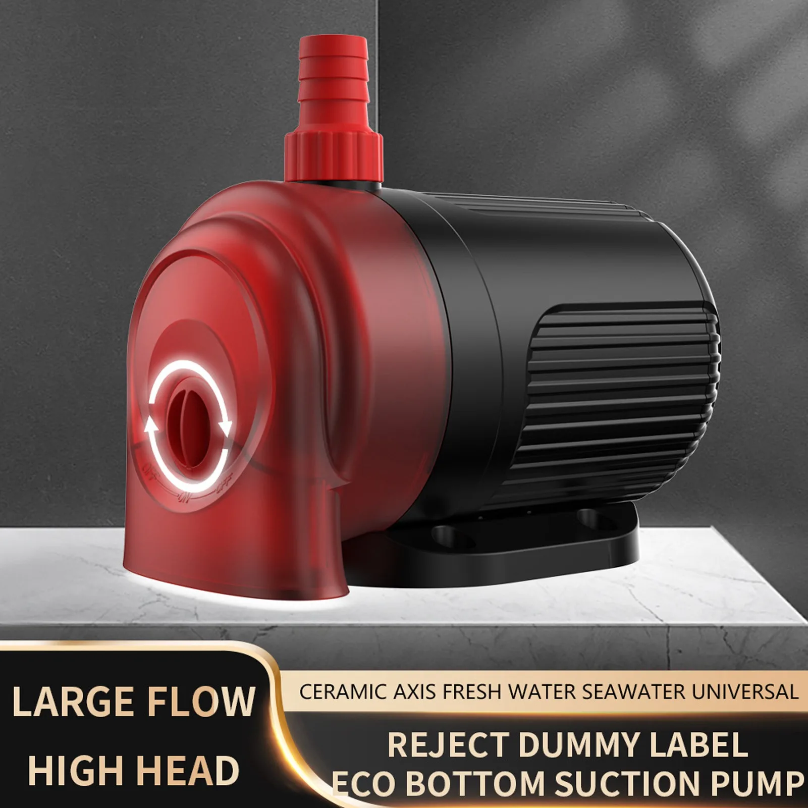 

75-100W 110V-240V Submersible Aquarium Pump Professional Dual Use Efficient Circulating Quiet Aquarium Filter Water Pump