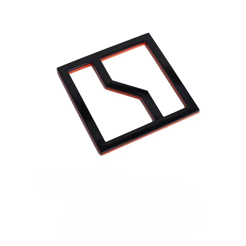 

Для Geely Zeekr 001 2021-2024 аксессуары, 1 шт., черная отделка, передняя панель автомобиля, крышка с логотипом, декоративная наклейка, рамка, гарнир