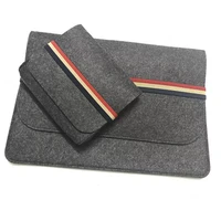 new wool felt laptop sleeve bag for macbook pro air retina 11 12 13 15 inch protector case for mac book air 13 laptop case