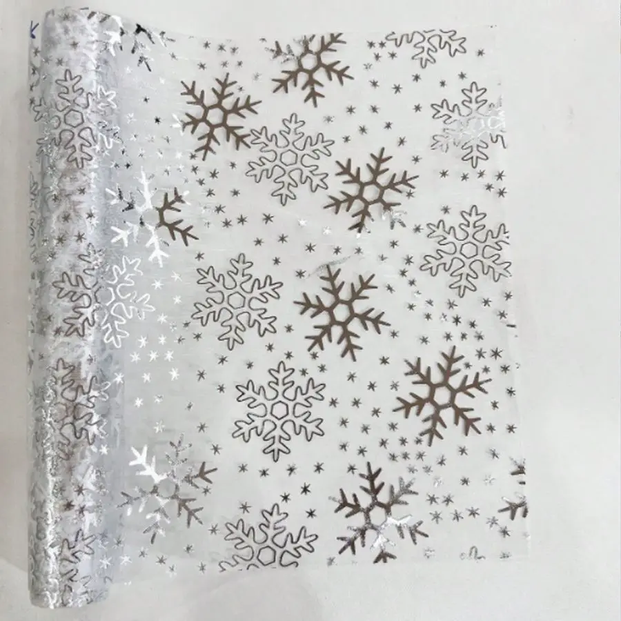 

Скатерть-дорожка органза мраморный узор золото