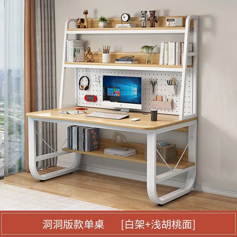 

2023 Year Aoliviya Official 80*60cm Computer Desk Desktop Home Desk Bookshelf Integrated Table Student Creative Trending Wire-Wr