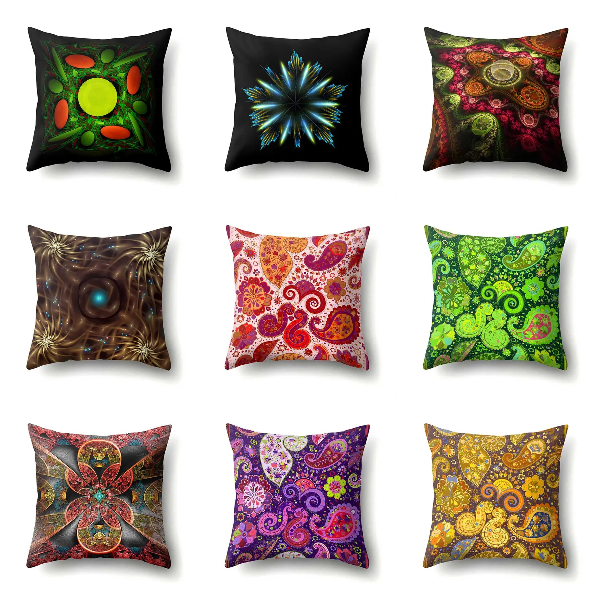 

Креативный односторонний полиэстеровый чехол для подушки с геометрическим рисунком, наволочка для спальни, наволочка для диванной подушки в гостиную