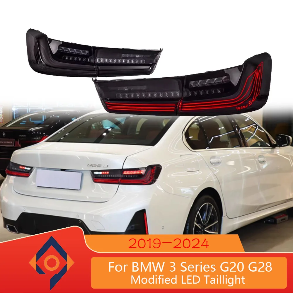 Фото Светодиодный задний фонарь для BMW 3 серии G20 G28 G80 2020-2023, модифицированный тормоз CSL, указатель поворота, задний фонарь Plug And Play №1