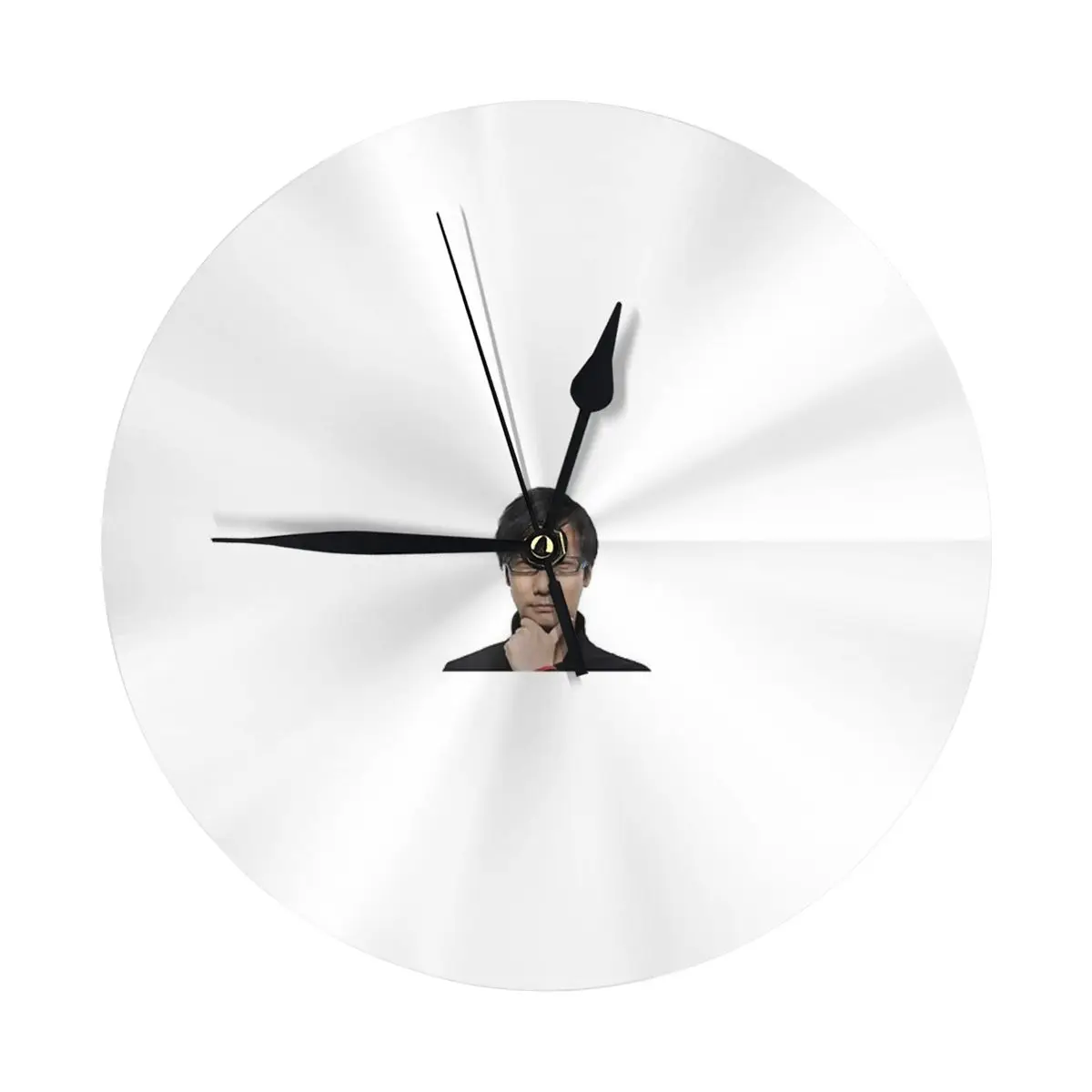 Настенные часы Hideo Kojima для украшения комнаты круглые