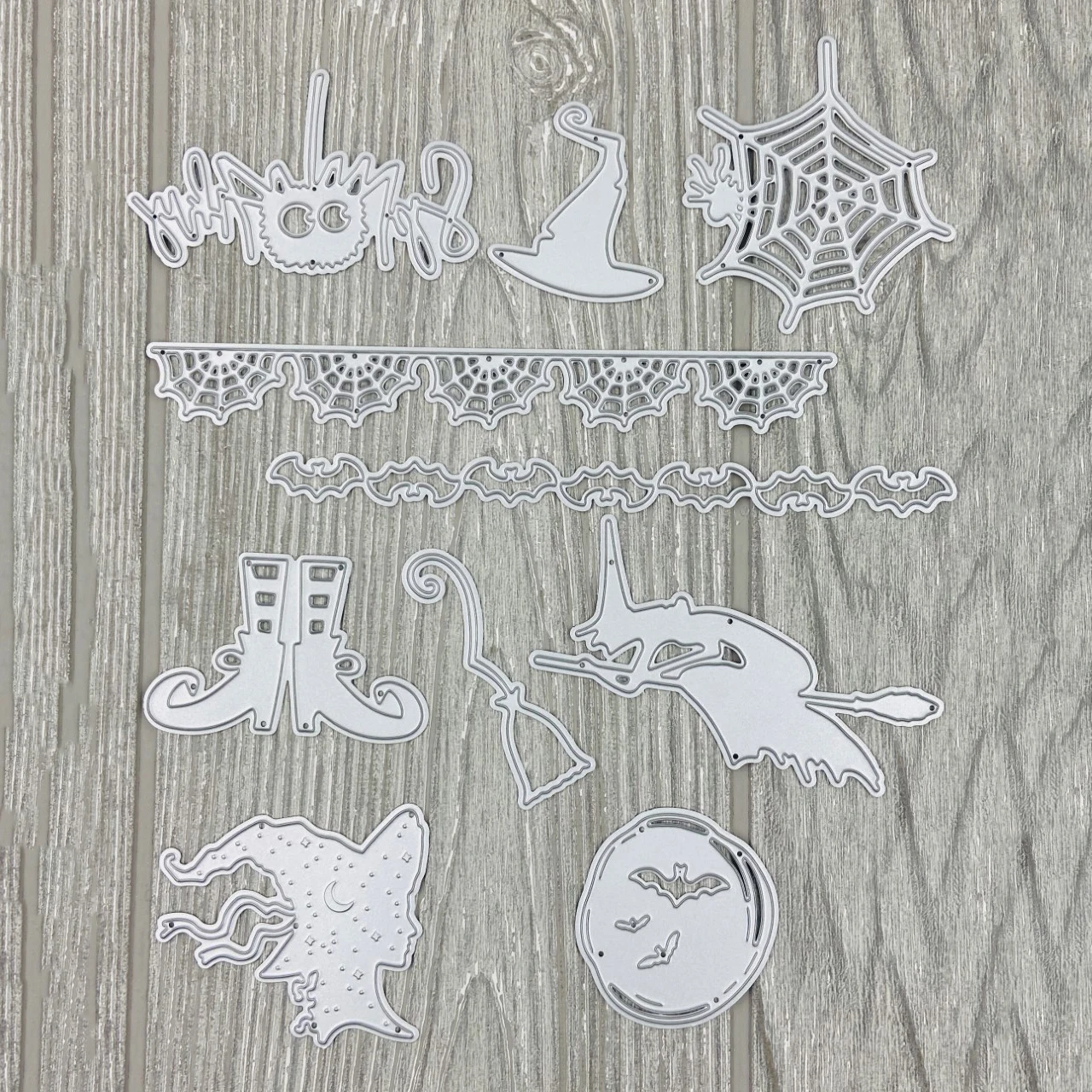 

10pc Night Wizard's Party Cutting Dies Cutting Dies Decorations Scrapbooking Paper Craft Knives Templates Blade Dies Hot Sale
