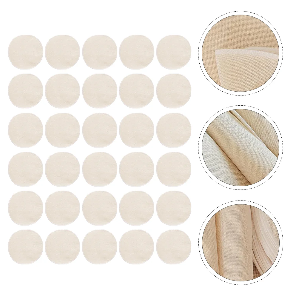

Steamer Liners Liner Mat Cloths Mesh Cloth Dumpling Round Baking Sum Dim Reusable Pad Pads Bun Steamed Stick Non Basket Cotton